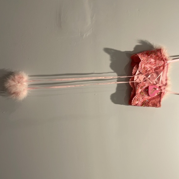 Dyspnea custom one off rare sequin and beaded crop top with puff puffs corset - Picture 8 of 11